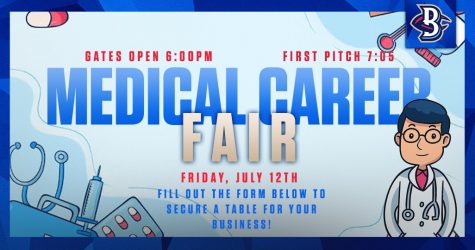 The Blue Crabs are hosting a Medical Career Fair on Friday, July 12th!