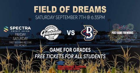 Saturday September 7th: Field of Dreams, Game For Grades Presented by ESFCU, Paint The Park Pink, Spectra Pay Day, Post-Game Fireworks