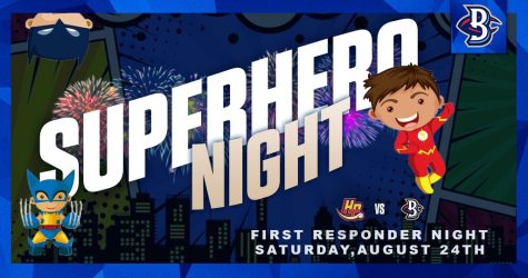 SATURDAY: First Responders and Superhero Night presented by Trollinger Law, Postgame Fireworks