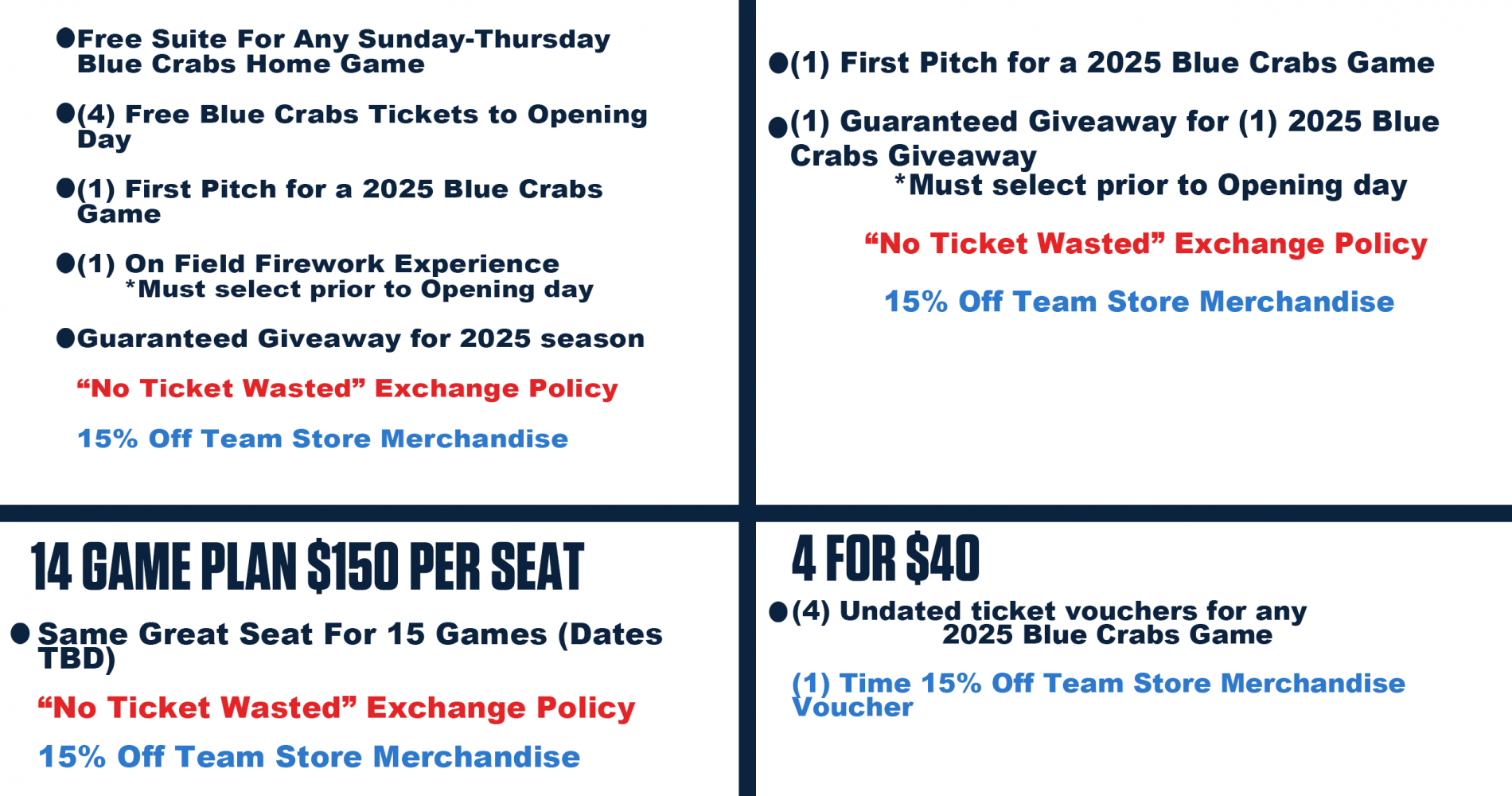 2025 Season Tickets