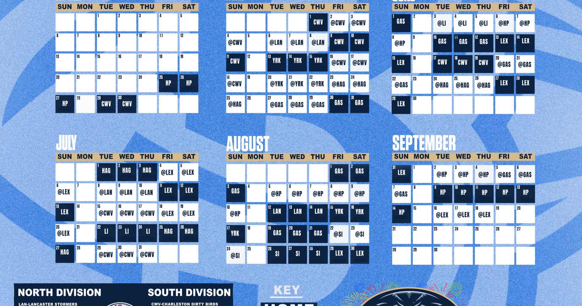 Blue Crabs Release 2025 Schedule