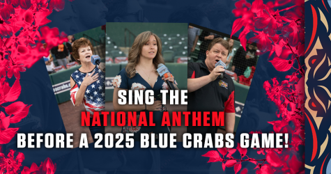 Sing the National Anthem at a Blue Crabs game!