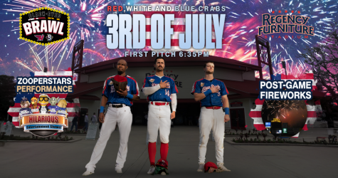 RED, WHITE AND BLUE CRABS!