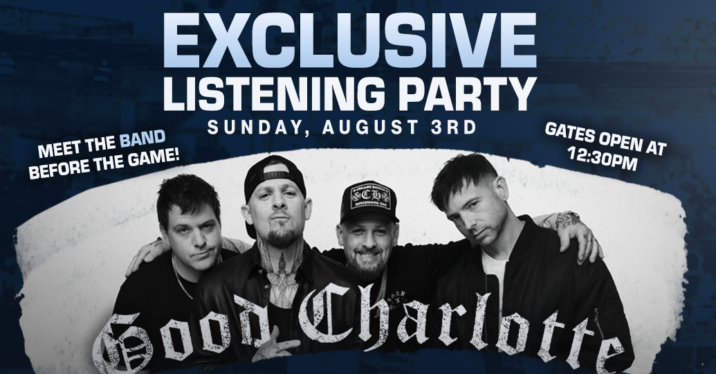 GOOD CHARLOTTE- EXCLUSIVE ALBUM LISTENING PARTY AND LIMITED EDITION JERSEYS!