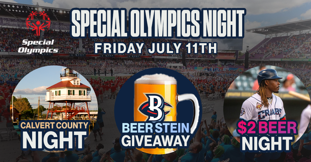 SPECIAL OLYMPICS NIGHT! BEER STEIN GIVEAWAY! $2 BEER NIGHT!