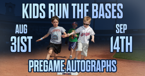 Pregame Autographs and Postgame Running The Bases!