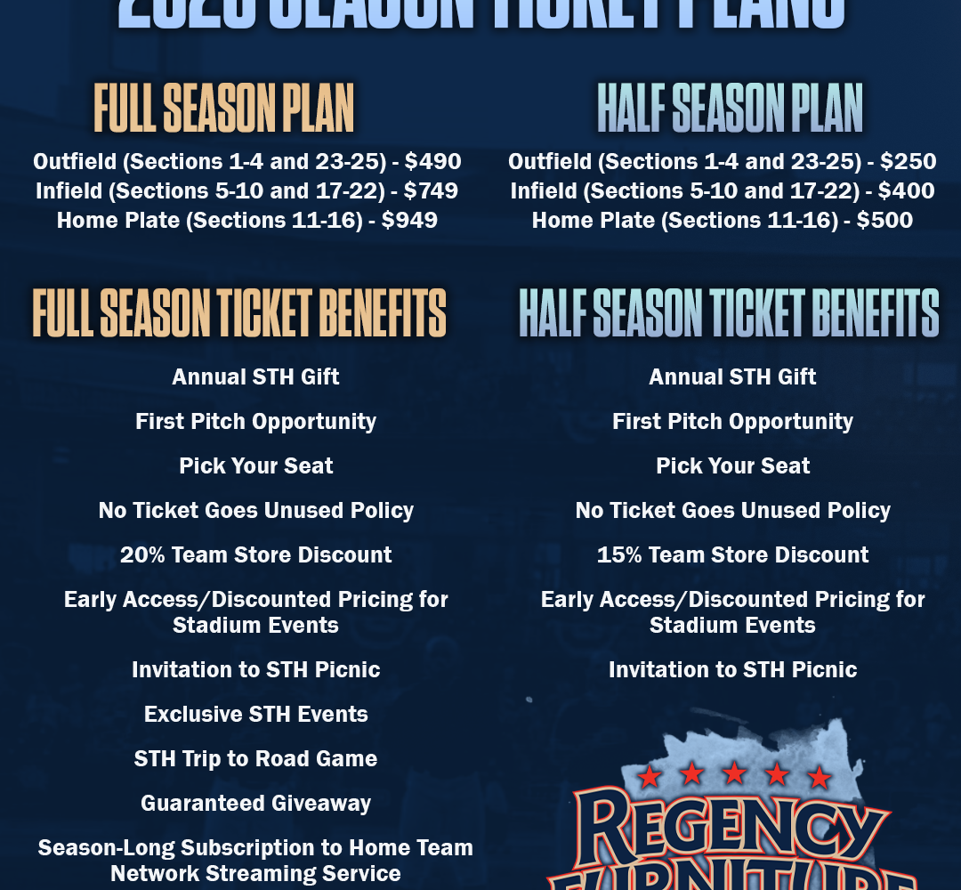 2026 Season Tickets on Sale NOW!